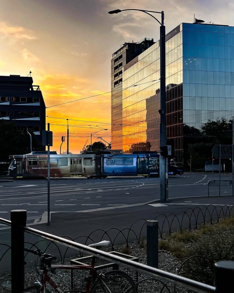 By ved solnedgang