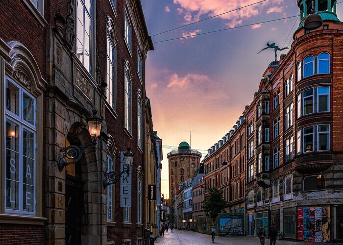 København aften - portræt